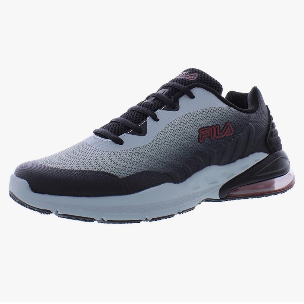 Fila Men’s Acumen Viz 2 Running Black Grey Red Shoes Size 13